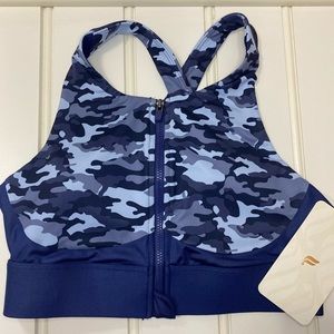 Fabletics Ella High Support Zip Front Sports Bra